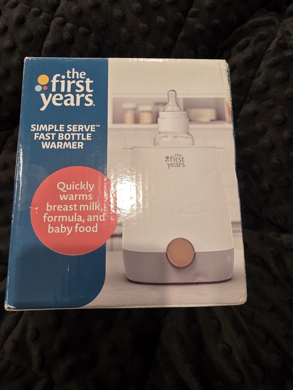 The First Years Simple Serve Fast Bottle Warmer - White/Grey